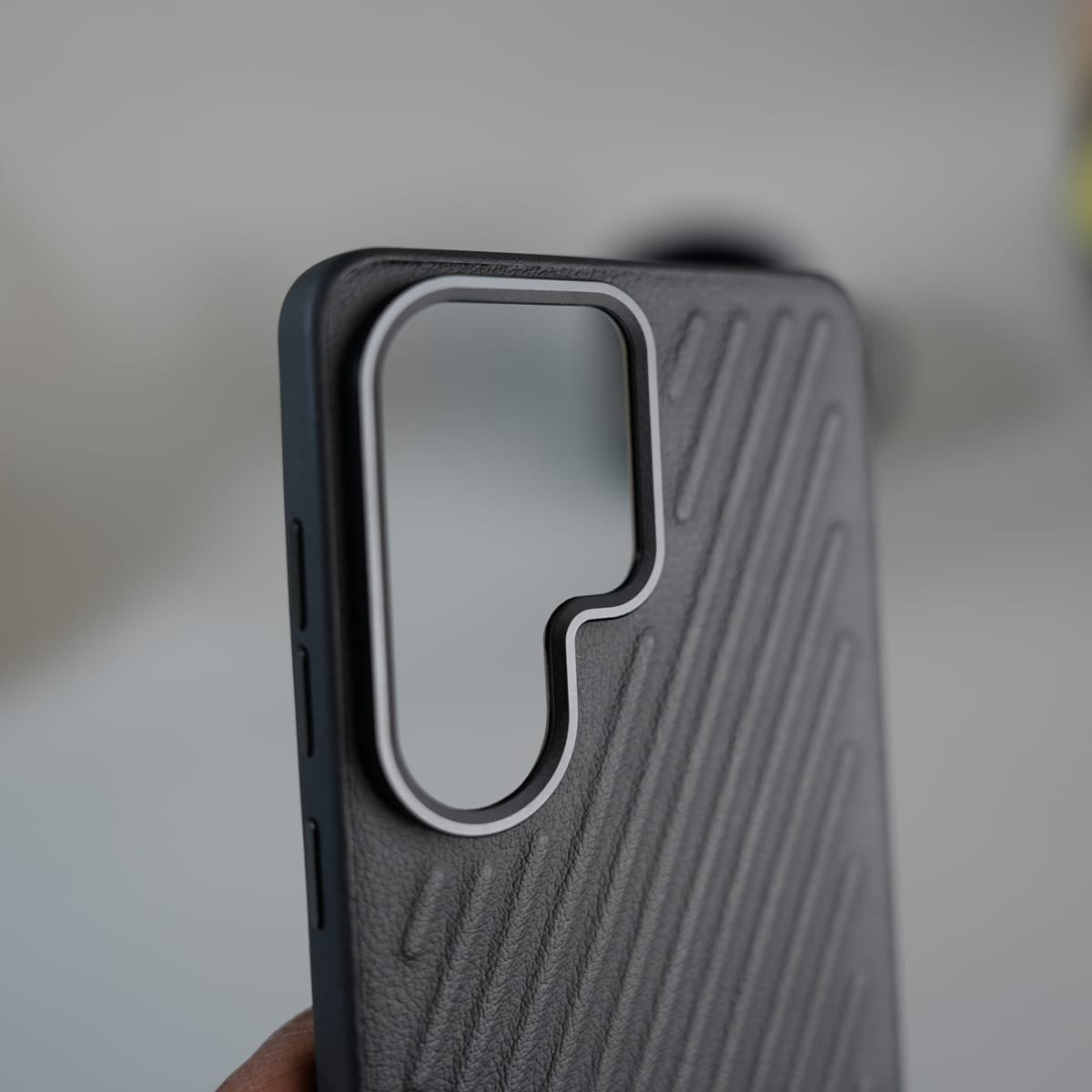 FRATO Samsung S26 Ultra Galaxy S26 Ultra Textured Line Grip Case | Anti-Slip Matte Back Shockproof Slim Cover