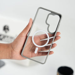 FRATO Samsung S26 Ultra Galaxy S26 Ultra Transparent Shockproof Magnetic Ring Case