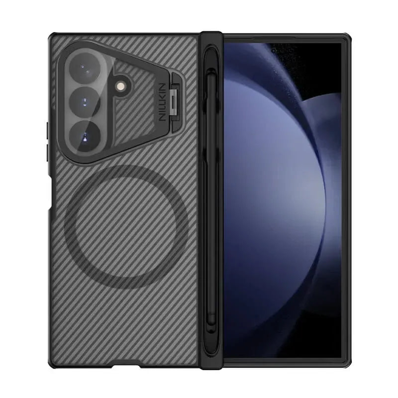Nillkin Camshield Prop Magnetic Clear version Transparent Lens Guard Edition Pen holder Version Camera protective cover case for Samsung Galaxy Z Fold 8 Ultra
