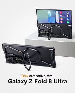 Z Shape Aluminium Metal Rotating Kickstand Case for Samsung Galaxy Z Fold 8 Ultra