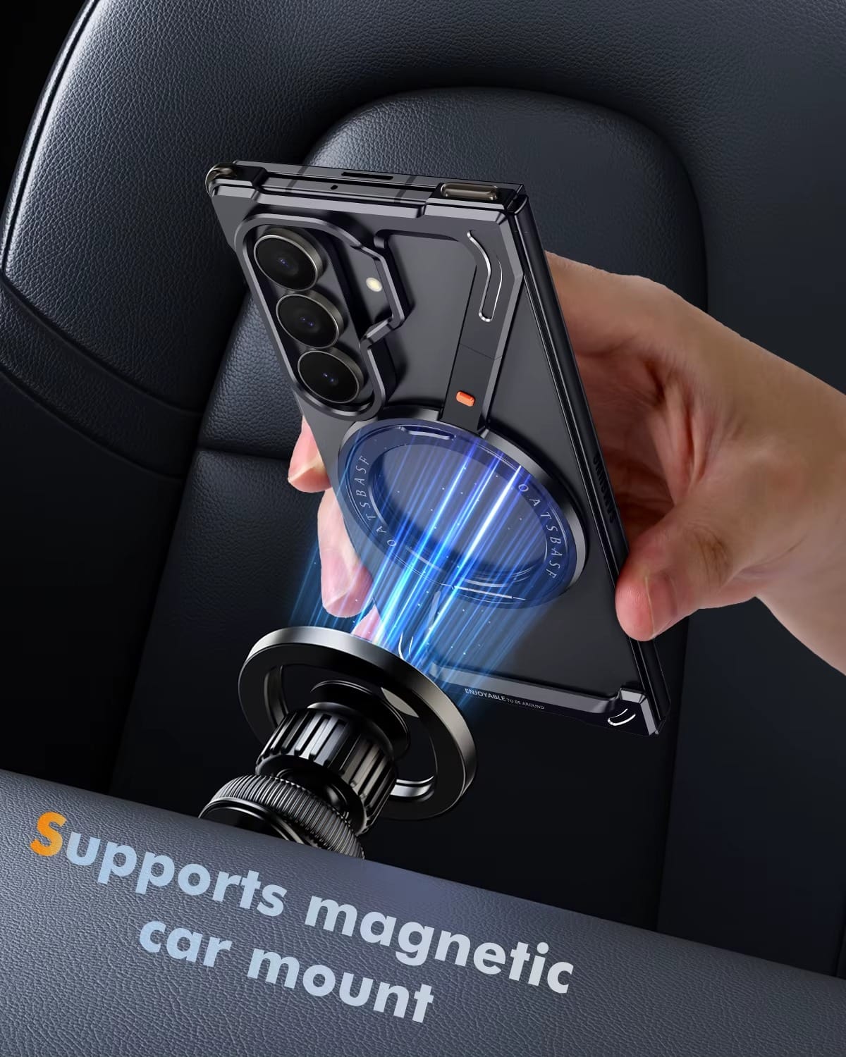 Z Shape Aluminium Metal Rotating Kickstand Case for Samsung Galaxy Z Fold 7