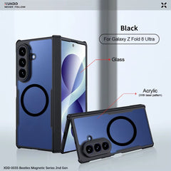 Transparent Back Case for Galaxy Fold 8 Ultra Magsafe Shockproof Airbags Bumper