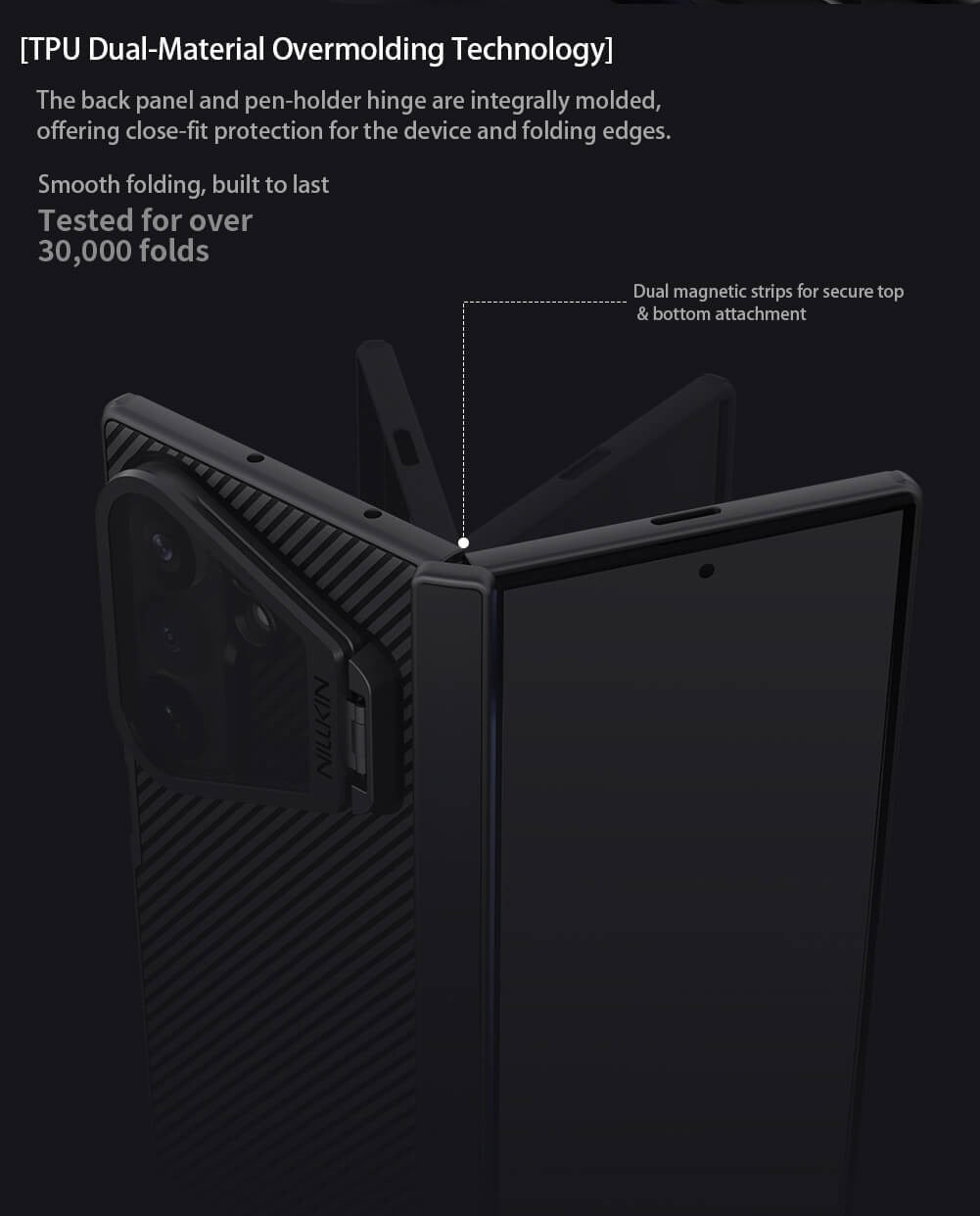 Nillkin Camshield Prop Magnetic Transparent Lens Guard Edition Camera protective cover case for Samsung Galaxy Z Fold 8 Ultra