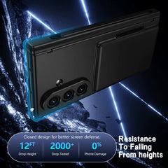 Premium Silk Matte Case for Samsung Galaxy Z Fold 8 Ultra | Built-In Card Holder & Hinge Protection