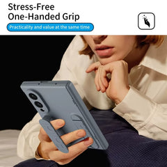 Matte Silicone Wrist Strap Case for Galaxy Z Fold 8 | Kickstand & Hinge Protection