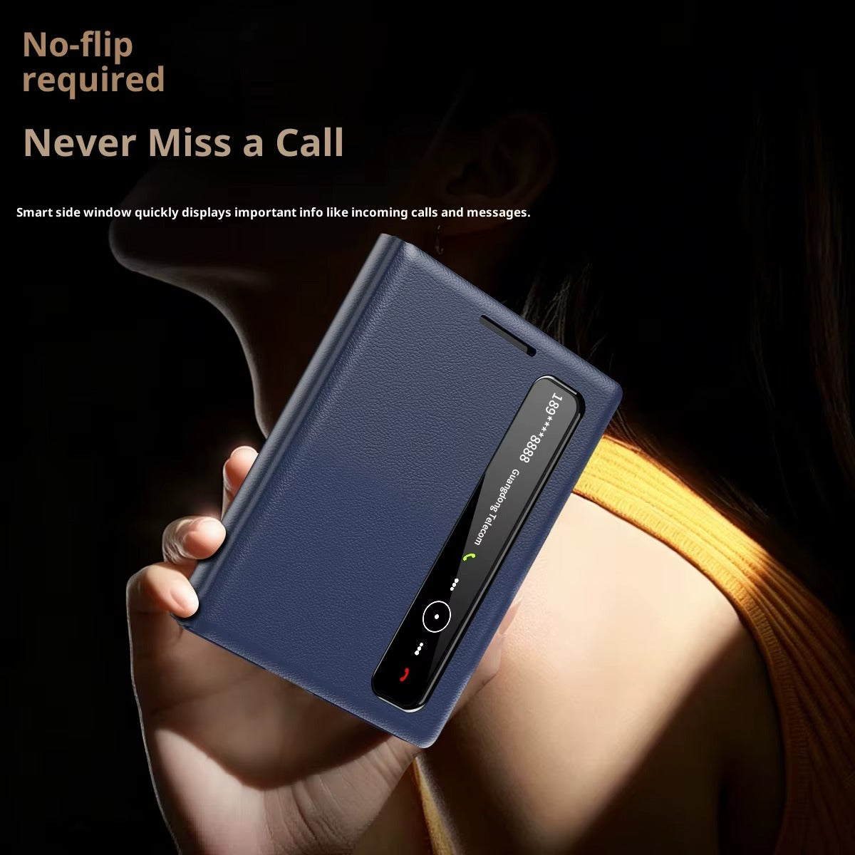 Smart View Leather Texture Flip Stand Case For Samsung Galaxy Z Fold 8