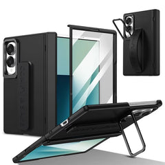 Hinge Protection Case for Samsung Galaxy Z Fold 8 | S Pen Holder & Metal Stand Cover