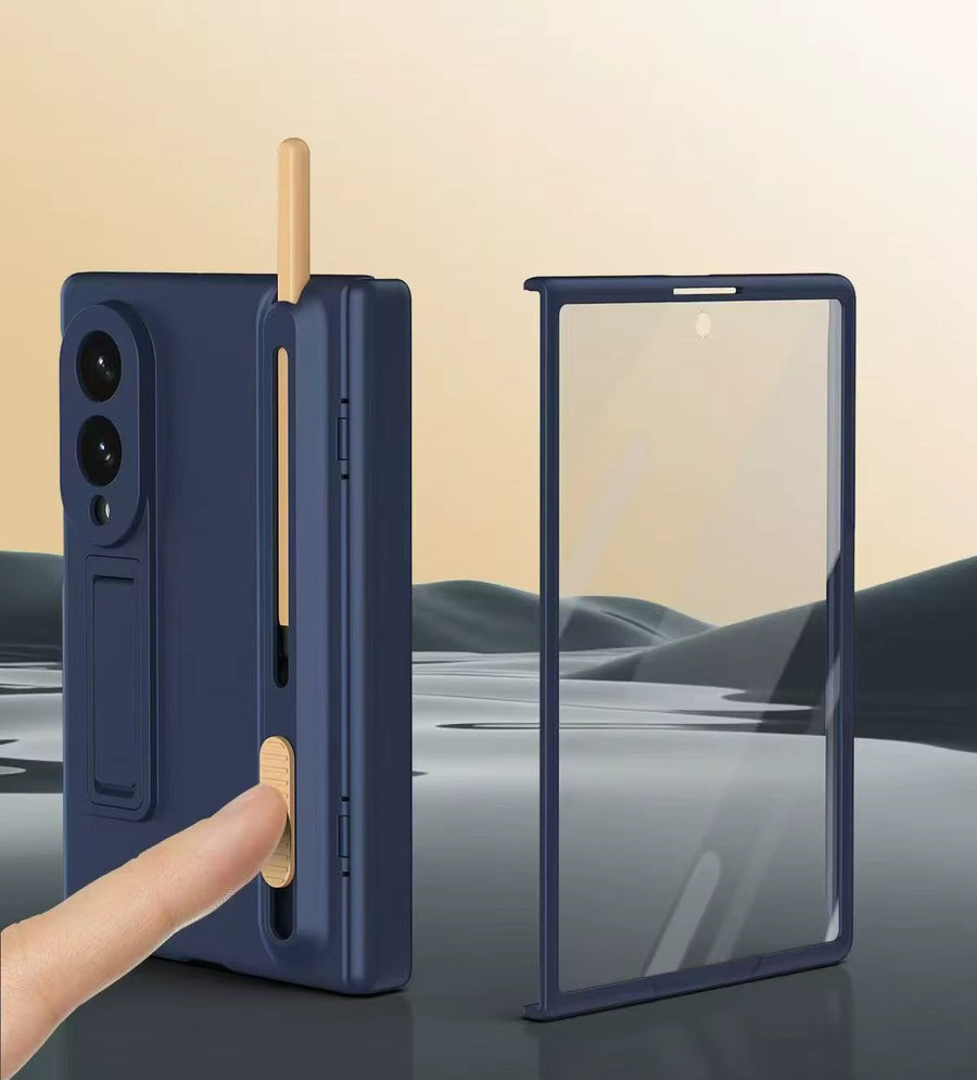 PushUP S Pen Holder Case for Galaxy Z Fold 8 with Front Glass Protection