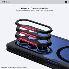 Transparent Back Case for Galaxy Fold 8 Ultra Magsafe Shockproof Airbags Bumper