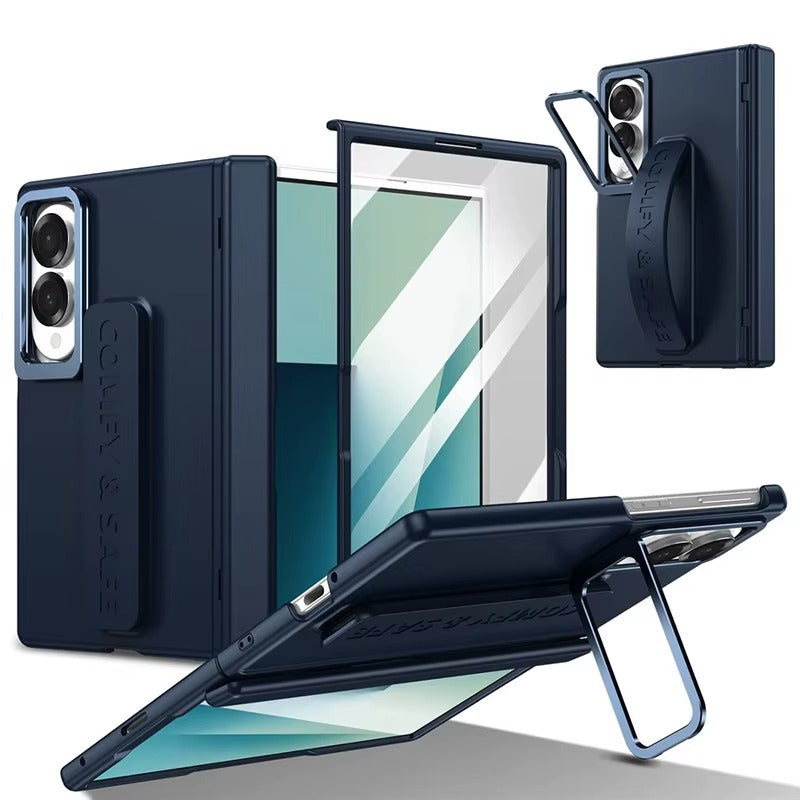 Hinge Protection Case for Samsung Galaxy Z Fold 8 | S Pen Holder & Metal Stand Cover