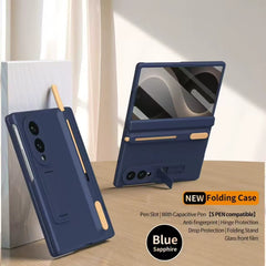 PushUP S Pen Holder Case for Galaxy Z Fold 8 with Front Glass Protection