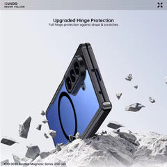 Transparent Back Case for Galaxy Fold 8 Ultra Magsafe Shockproof Airbags Bumper