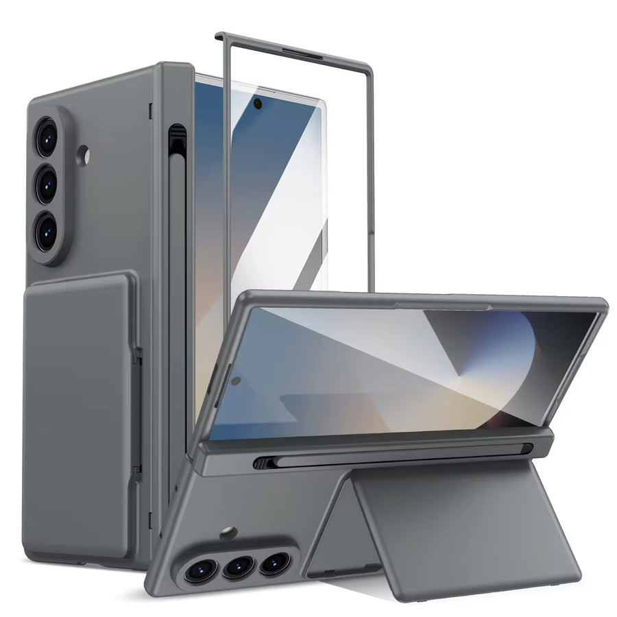 Premium Silk Matte Case for Samsung Galaxy Z Fold 8 Ultra | Built-In Card Holder & Hinge Protection
